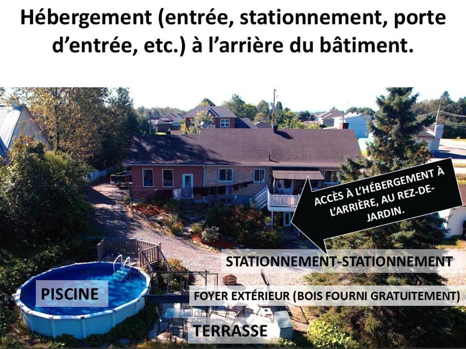 Au Pied Des Monts-Valin, Hebergement Touristique Saint-Honoré Kültér fotó