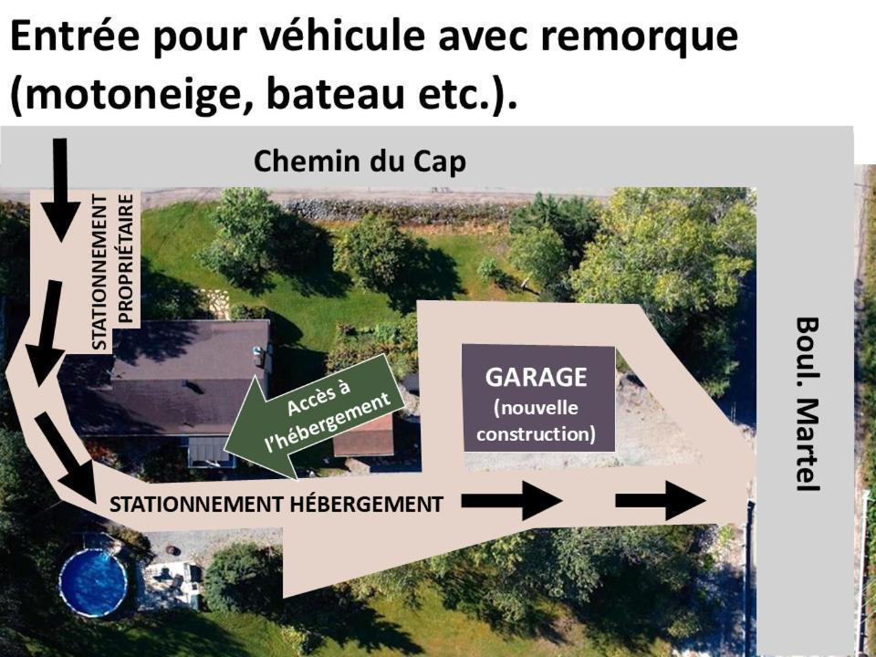 Au Pied Des Monts-Valin, Hebergement Touristique Saint-Honoré Kültér fotó